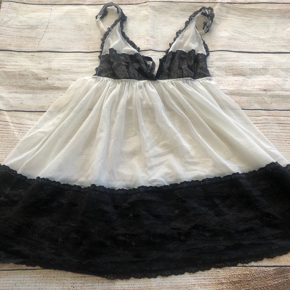 Victoria's Secret Other - Victoria Secret Lingerie Black white